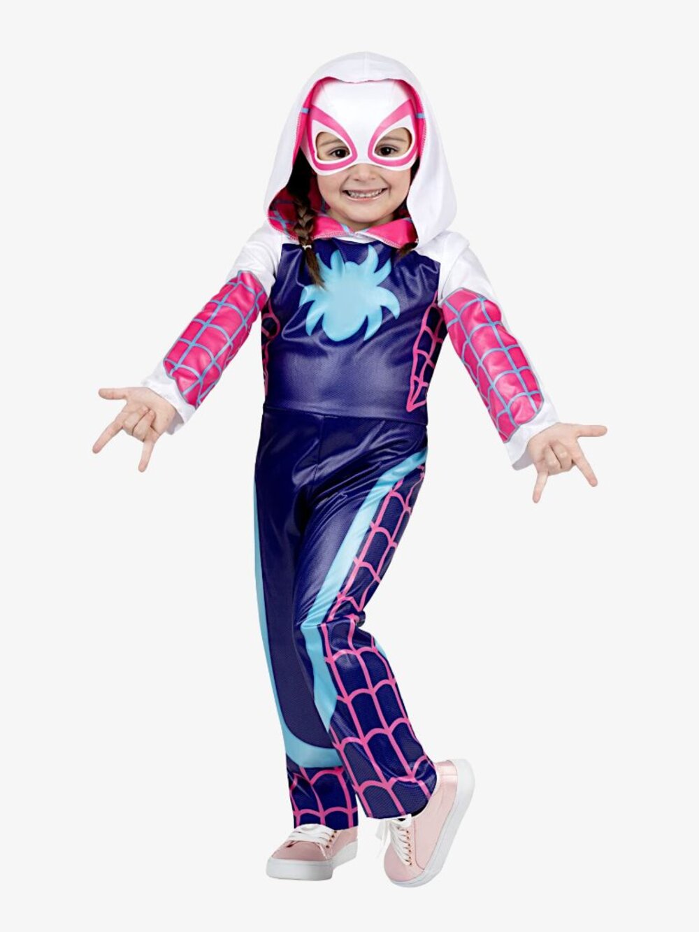 Disney Jr. Marvel Ghost-Spider Toddler Costume, 3T–4T, 2pc